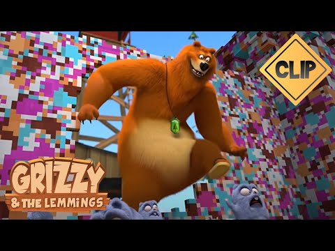 Grizzy et les Lemmings s'affrontent avec des Lego ! - Grizzy & les Lemmings