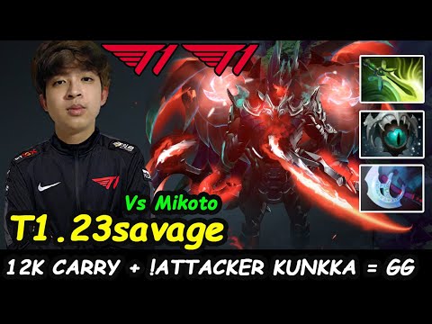 23savage Terrorblade 12K MMR HYPER SPEED FARM Feat !attacker Kunkka Dota 2 pro Gameplay