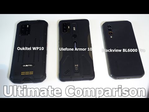 Blackview BL6000 Pro Vs Oukitel WP10 Vs Ulefone Armor 10 - ULTIMATE COMPARISON