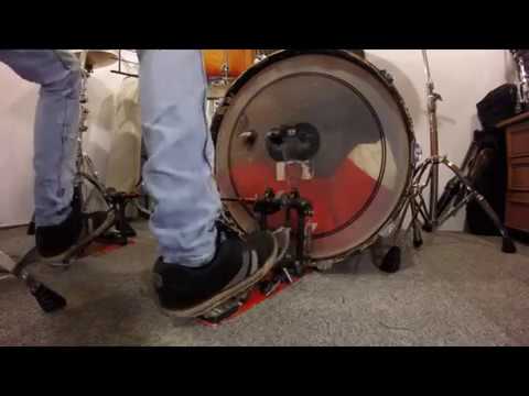 Massive double bass exercise for Control Endurance Speed using paradiddle