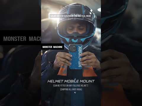Helmet Mobile Mount #shorts #helmet #bike #bikehelmet #helmetshop