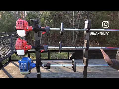 3- PLACE TRIMMER RACK for OPEN TRAILERS
