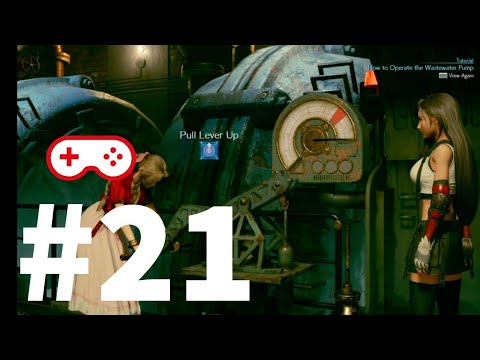 FINAL FANTASY 7 REMAKE Part 21 Full Game Walkthrough Chapter 11 To Sector 7   No Commentary