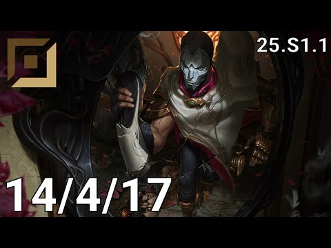 Jhin ADC vs Vayne - EUW diamond | Patch 25.S1.1