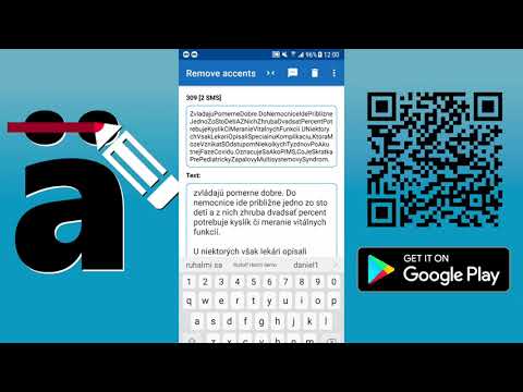 Remove accents (SMS or text) Video