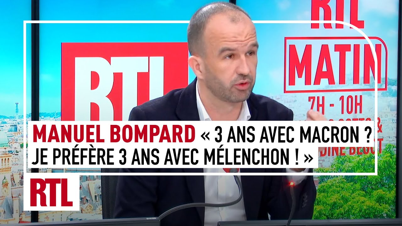 Manuel Bompard : "3 ans de plus avec Macron ? Je préfère 3 ans avec Mélenchon !"