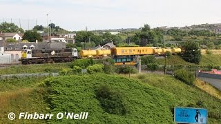 preview picture of video 'GM 072 Departing Cork City with the Weedsprayer Train, 23 July 2014'