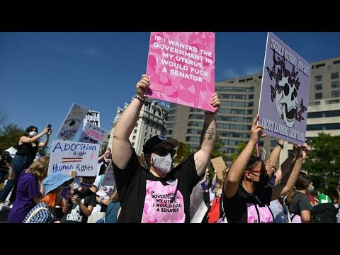 ‘My body, my choice’: Abortion rights protesters hit US streets • FRANCE 24 English