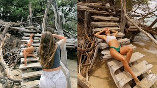 Unique Tree Beach Hawaii Photoshoot