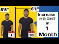 How to Increase HEIGHT Naturally | How to Grow Taller In Just 1 Month