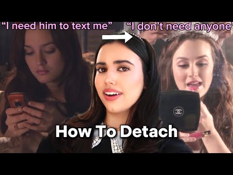 How To Detach From People (focus on you & let go)
