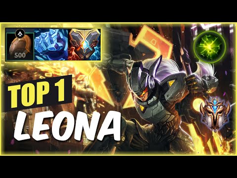 [Wild Rift] Leona TOP 1 - S8 Challenger ranked game + build