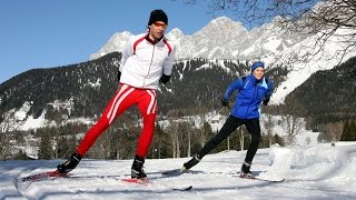 Смотреть онлайн Коньковые ходы для лыжников: виды и обучение