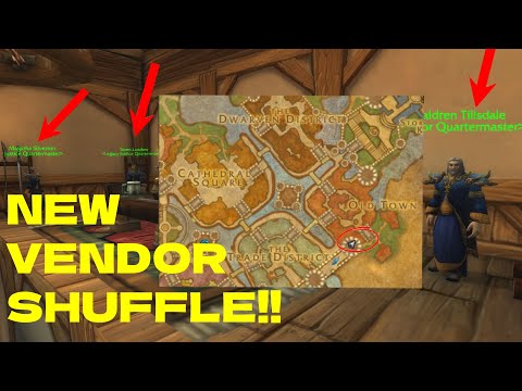 New Disenchanting Vendor Shuffle!! - Alliance Only - Stormwind - WoW Shadowlands