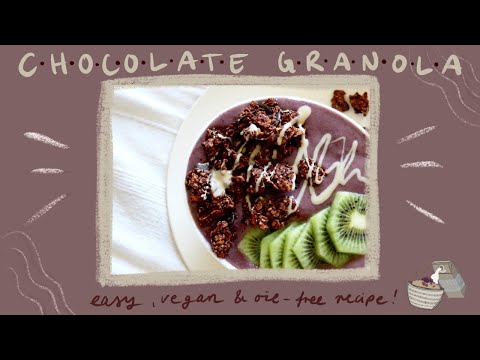 easy vegan chocolate granola recipe