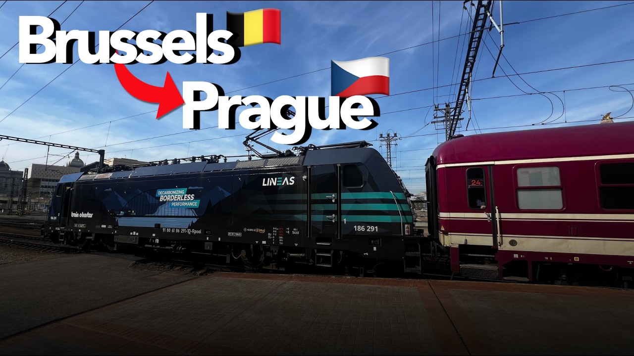 Sleeping on a Vintage Train from Belgium to the Czech Republic