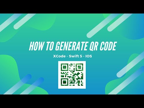 How To Create A QR Code Generator In Xcode 11 (Swift 5)