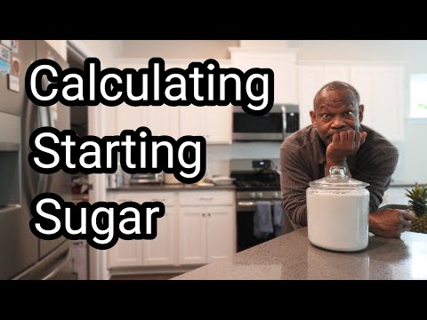 Calculating Starting Sugar for Wine