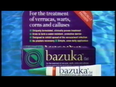 Bazuka Gel advert - Broadcast 23rd May 1998 ITV (UK)