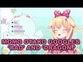Momo Otako googles ‘Bad’ and ‘Dragon.’