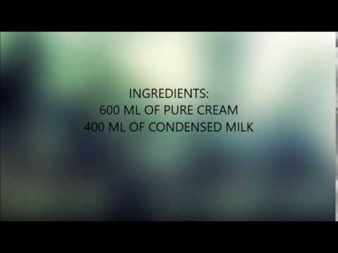 HOW TO MAKE A 2 INGREDIENT VANILLA ICE CREAM