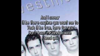 Westlife - I Need You (Lyrics)