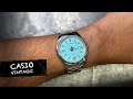 Casio Vintage Turquoise Blue Dial Quartz Watch MTP1302D 2A2V