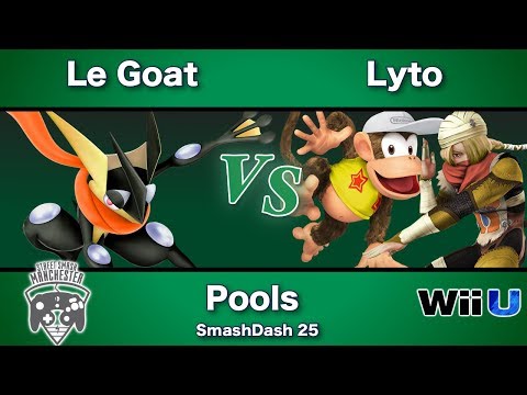 SmashDash 25 - Le Goat (Greninja) Vs. Lyto (Sheik, Diddy Kong) - Pools