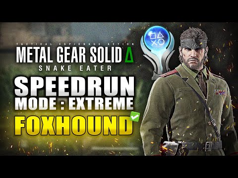 Metal Gear Solid Delta : Speedrun & Titre FOXHOUND (2:34:12) Jeu Complet