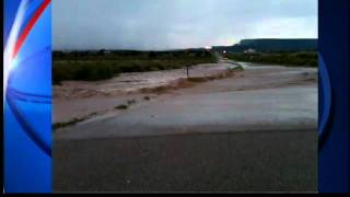 preview picture of video 'Flooding causes severe damage on Acoma Pueblo'