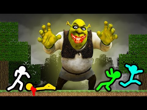 Stickman VS Minecraft: Shrek.exe - AVM Shorts Animation