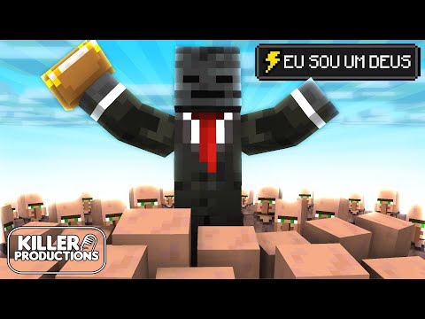 EU FIZ 10.000 ALDEÕES TRABALHAREM PARA MIM NO MINECRAFT l GROXMC (DUBLADO)