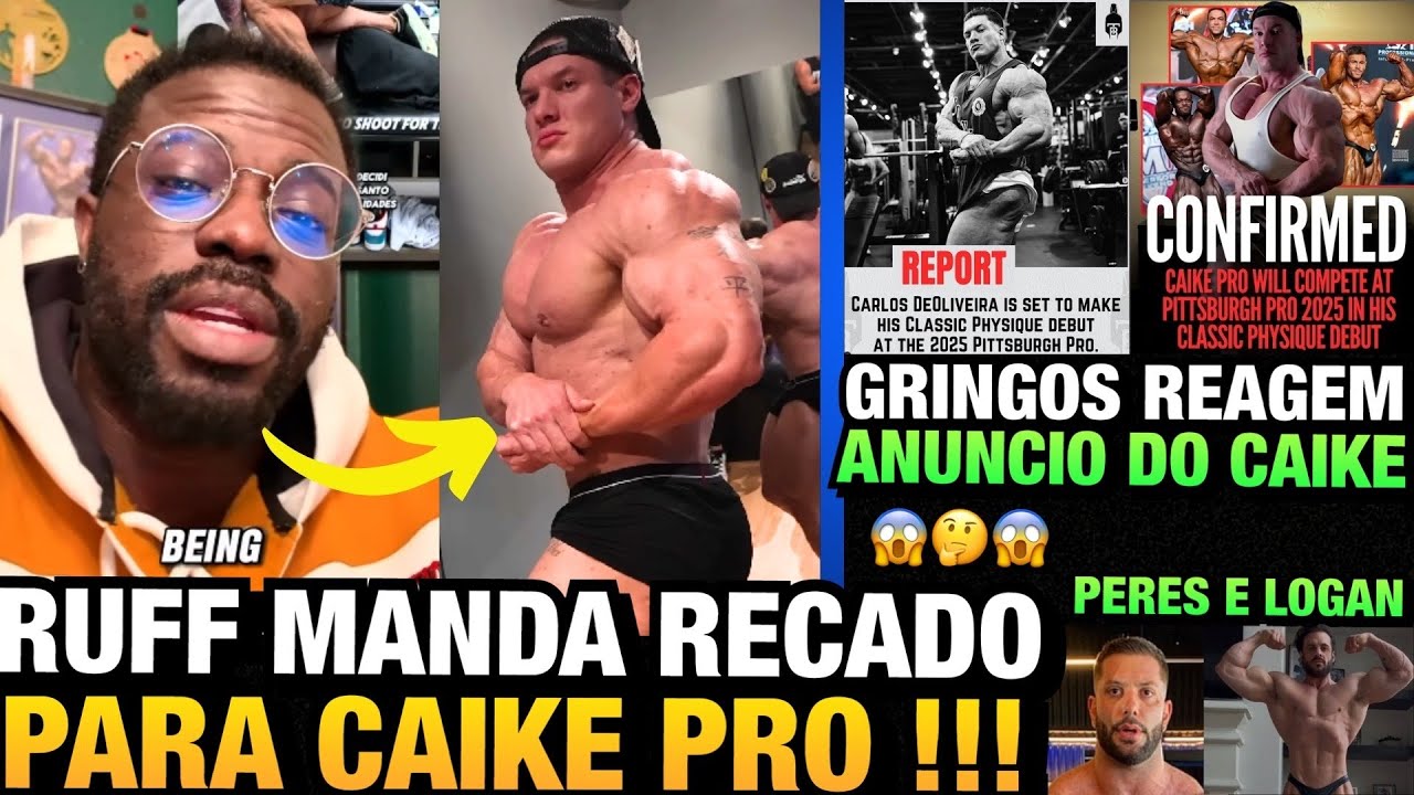 MÍDIA GRINGA IMPRESSIONADA COM CAIKE PRO INDO COMPETIR CONTRA RUFF DIESEL + RUFF MANDA RECADO CAIKE