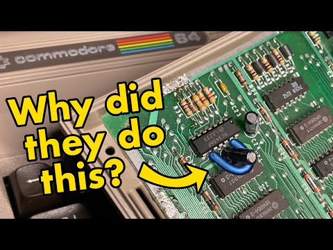 How a 555 timer broke early C64 boards