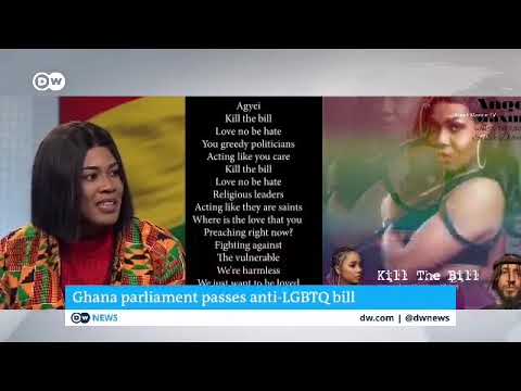 Angel Maxine speaks on DW news