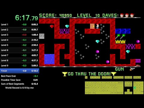 [WR] Dangerous Dave all levels speedrun in 6:17.86