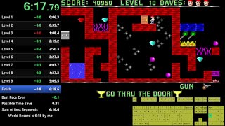 [WR] Dangerous Dave all levels speedrun in 6:17.86