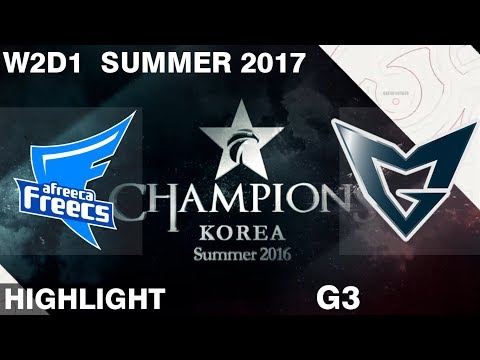 AFS vs SSG | Game 3 | HIGHLIGHTS | LCK SUMMER 2017 | Afreeca Freecs vs Samsung Galaxy