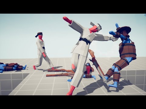 2 BOXERS' FIGHT | KICKBOXER & HIS BROTHER vs EVERY 6 UNIT - TABS - Totally Accurate Battle Simulator