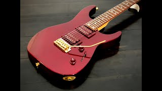 Video thumbnail for Grover Jackson Dinky Demo: 1995 Made in Japan (maroon with gold hardware) by Andrew Mara