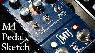 M1 Walrus Audio - Bass Pedal Sketch: Lofi Bass Jam With [M1] & [R1]. (W/ Knob Settings)