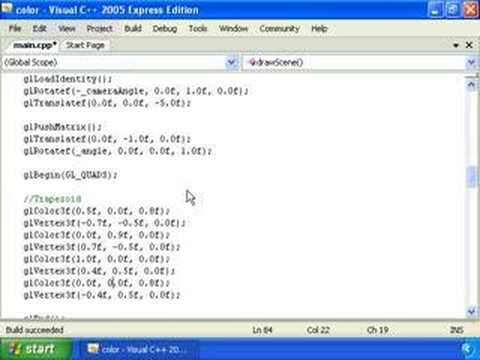 OpenGL Tutorial #3: Color
