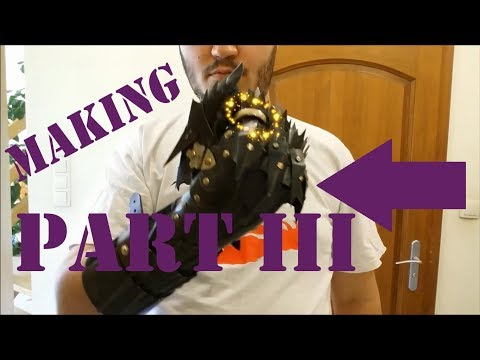 Making Steel Nazgûl Gauntlet Replica part 3- bluing, riveting and final assembly - Lord of the Rings