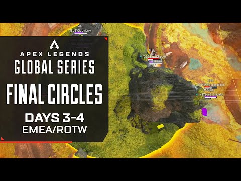 Final Circles CARNAGE! APAC North, Europe, and ROTW | ALGS Pro League Days 3 & 4 | Apex Legends