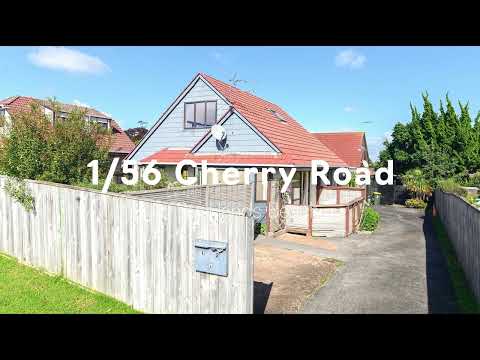 1/56 Cherry Road, Bucklands Beach, Auckland, 3 Bedrooms, 1 Bathrooms, Townhouse