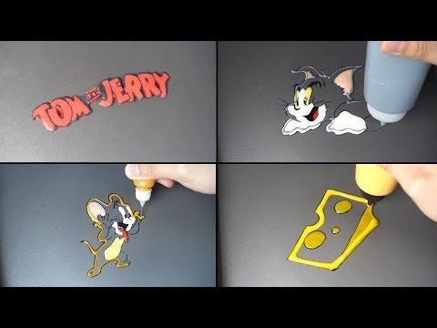 Tom and Jerry Pancake art