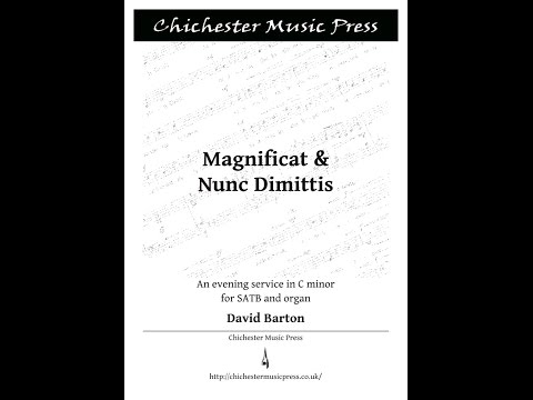 Magnificat and Nunc Dimittis in C minor - David Barton