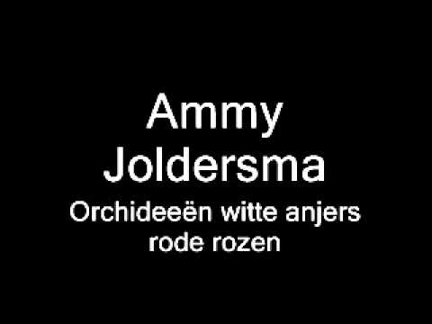Ammy Joldersma - Orchideeën witte anjers rode rozen