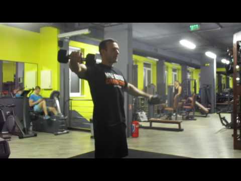 Iso hold standing DB alternate lateral raise (extended set)