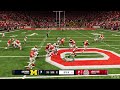 College Football 25 Michigan Wolverines Vs Ohio State Buckeyes Gameplay PS5 UHD 4K60FPS
